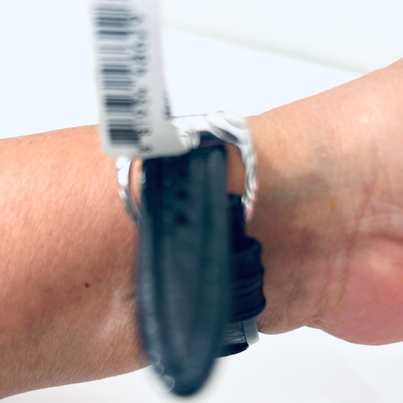 BRIGHTON BLACK LEATHER BANDING WOMEN’S WATCH BR 5007 - Picture 6 of 8